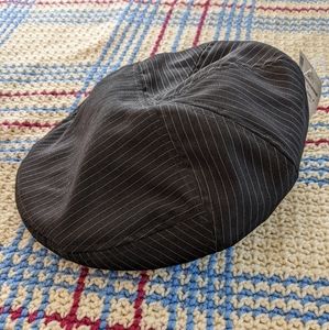 Black and white pinstripe Rue21 newsboy cap
